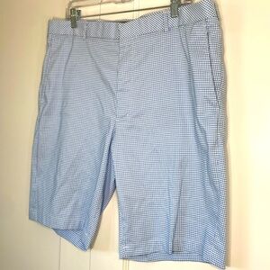 Walter Hagen Golf Shorts. NWOT. Men’s 38. Light Blue and white check.